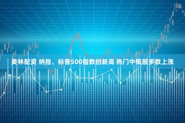 美林配资 纳指、标普500指数创新高 热门中概股多数上涨