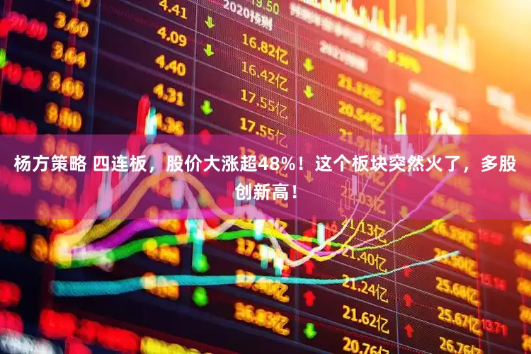 杨方策略 四连板，股价大涨超48%！这个板块突然火了，多股创新高！