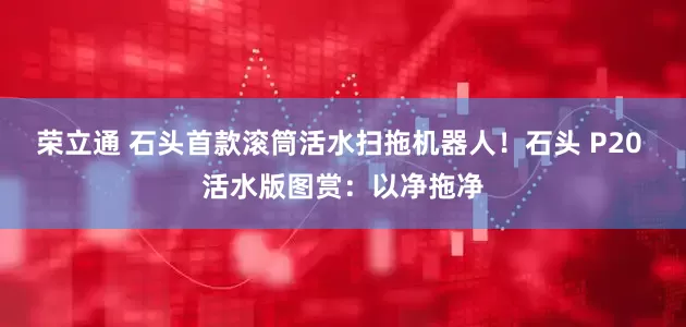 荣立通 石头首款滚筒活水扫拖机器人！石头 P20 活水版图赏：以净拖净